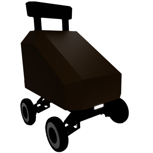 Autonomous delivery robot render